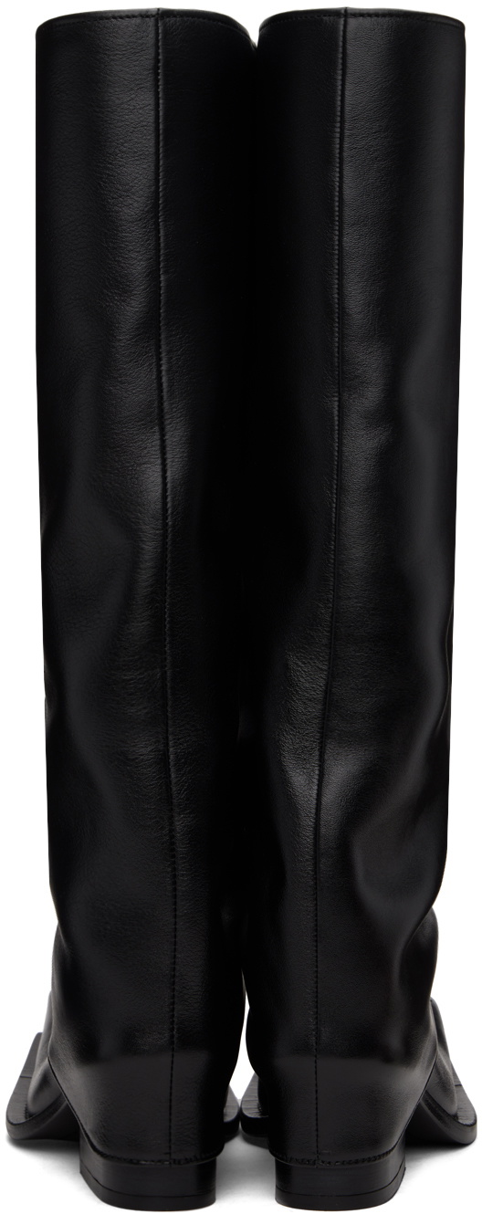 FIDAN NOVRUZOVA Black Havva Chunky Heel Trouser Boots