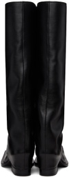 FIDAN NOVRUZOVA Black Havva Chunky Heel Trouser Boots