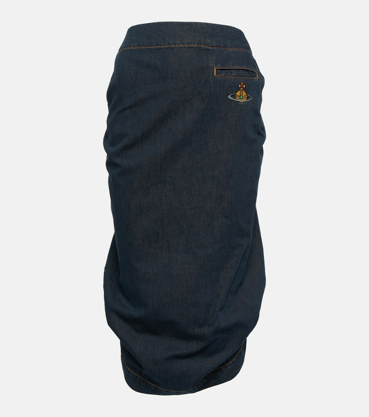 【関税&送料込】Vivienne Westwood Denim Midi Skirt Vivienne Westwood High-rise denim midi skirt Vivienne Westwood