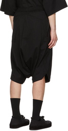 Julius Black Prism Cut Shorts