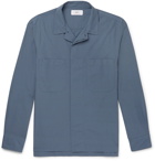 Mr P. - Cotton-Ripstop Overshirt - Blue