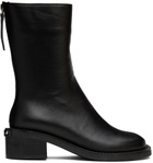 OSOI Black Leather Toboo Boots