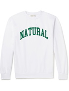 Museum Of Peace & Quiet - Natural Printed Cotton-Jersey Sweatshirt - White