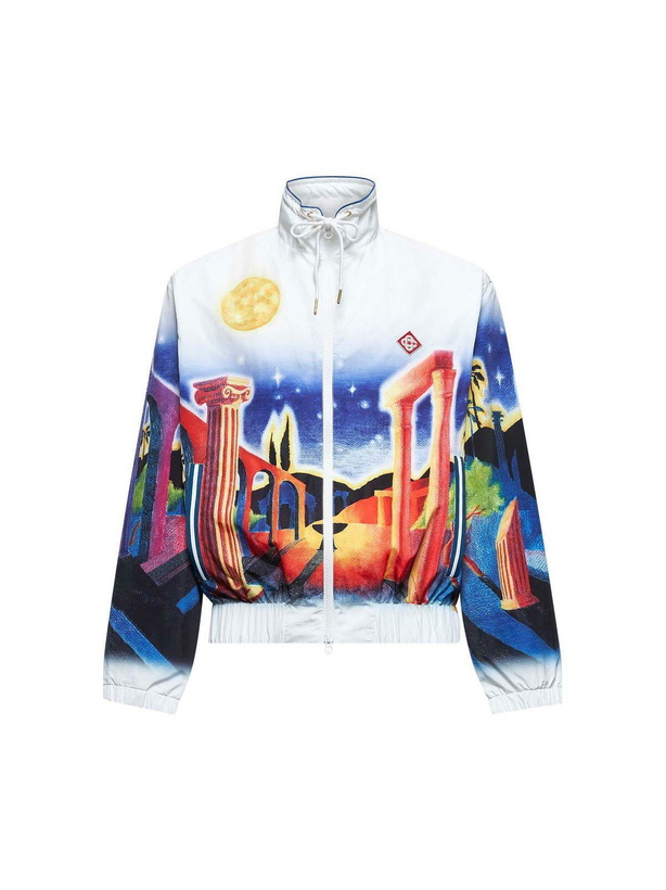 Photo: Casablanca Graphic Printed Zipped Jacket