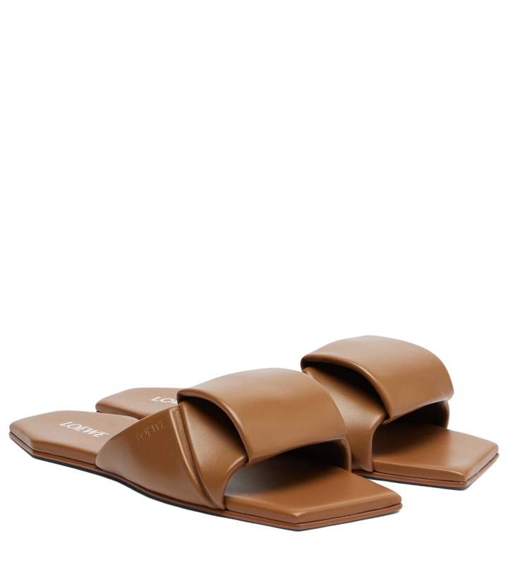 Photo: Loewe Origami leather slides