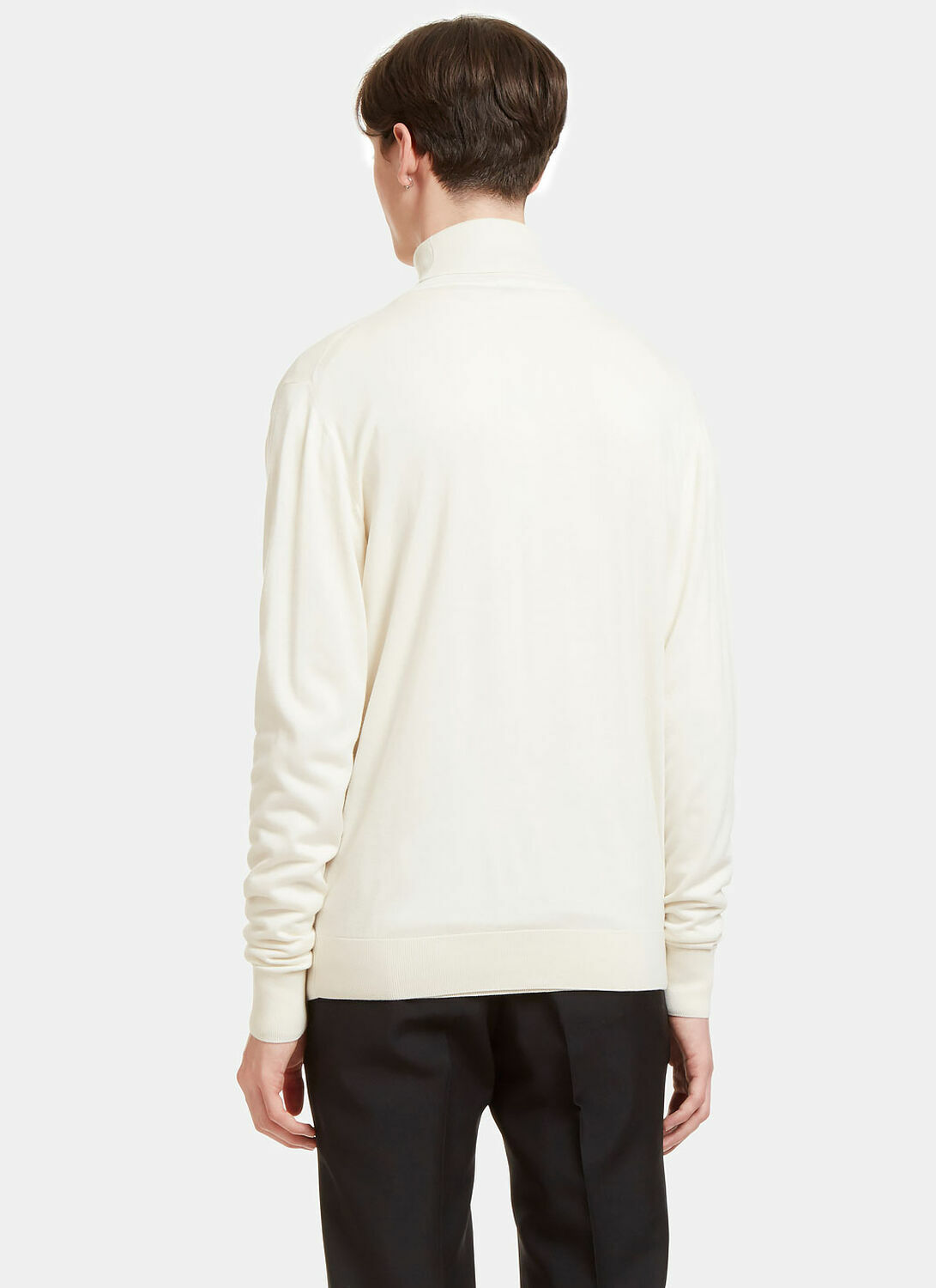 Aiezen Silk and Cashmere-Blend Turtleneck Sweater