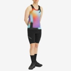 SOAR Men's Race Vest in Black Rainbow Dot