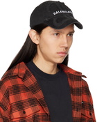 Balenciaga Black Laser Destroyed Cap