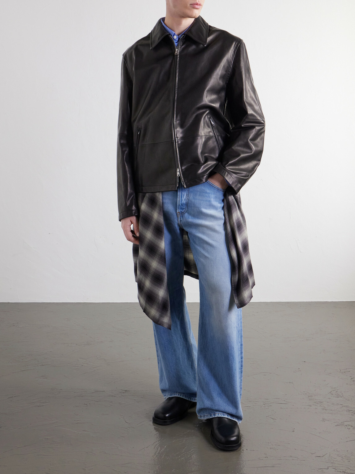 Our Legacy - Rework Leather Jacket - Black