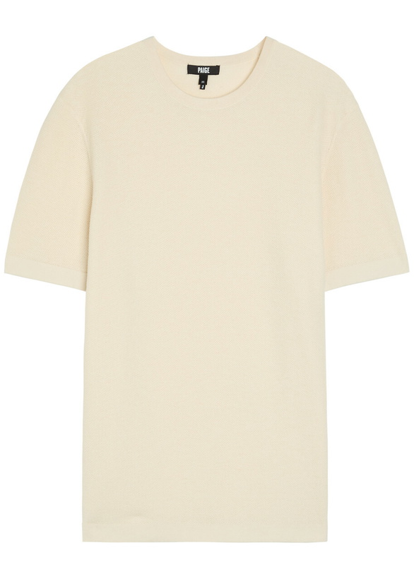 Photo: Paige Brimmer Waffle T-shirt Ecru