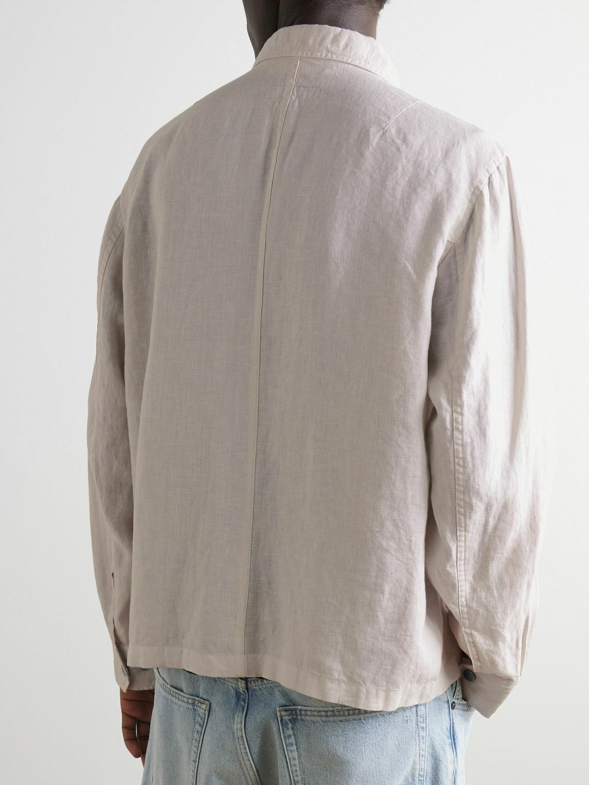 Rag & Bone - Angus Linen Shirt Jacket - Gray