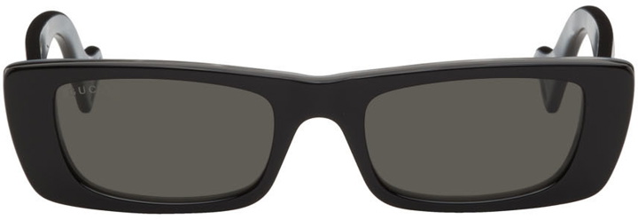 Photo: Gucci Black Rectangular Sunglasses