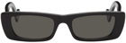 Gucci Black Rectangular Sunglasses