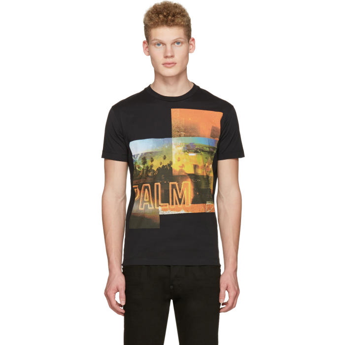 Photo: Dsquared2 Black Palm T-Shirt