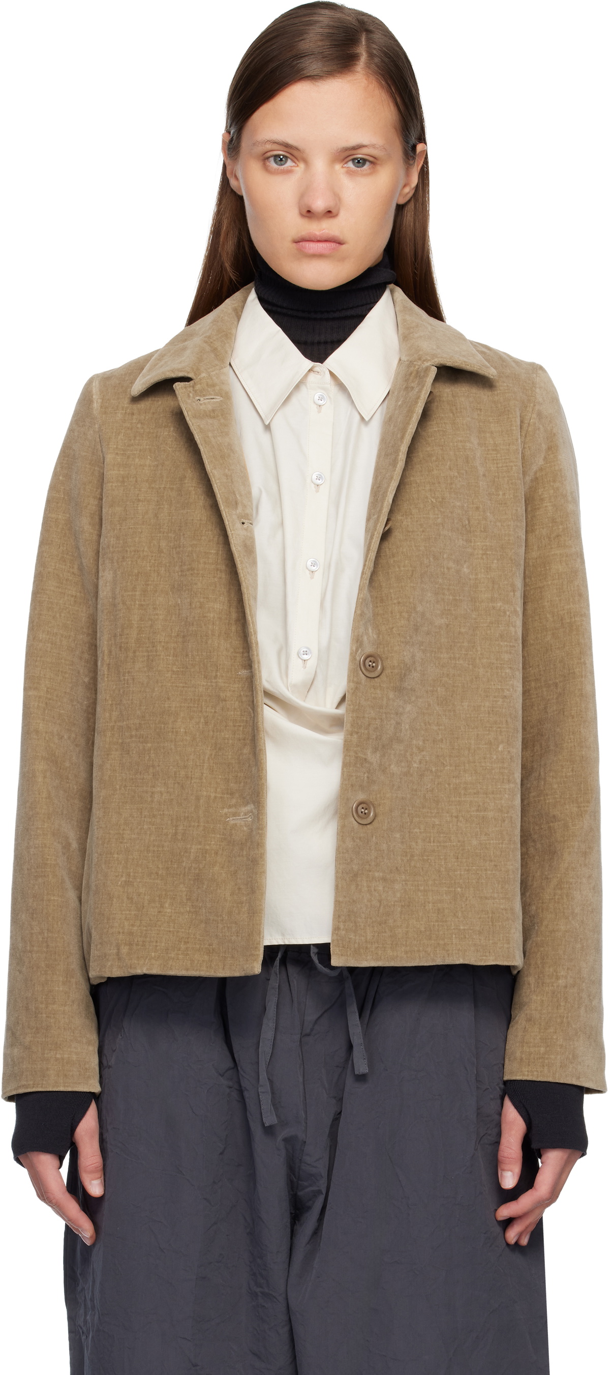 CASEY CASEY Beige Pwet Jacket