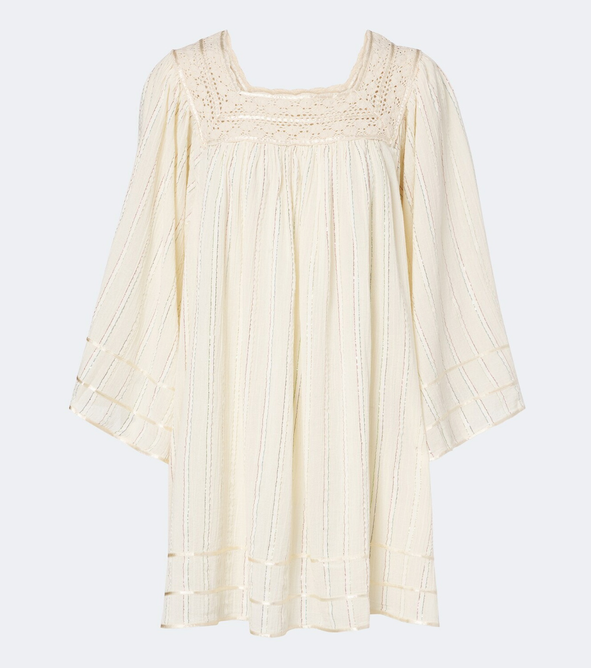 Rixo Estele Lurex® cotton-blend kaftan