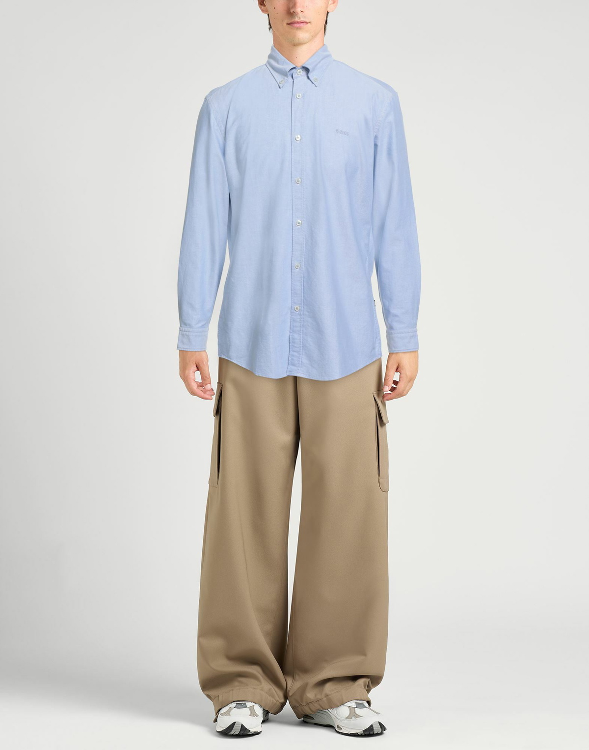 Boss Mens Shirt Light in Blue