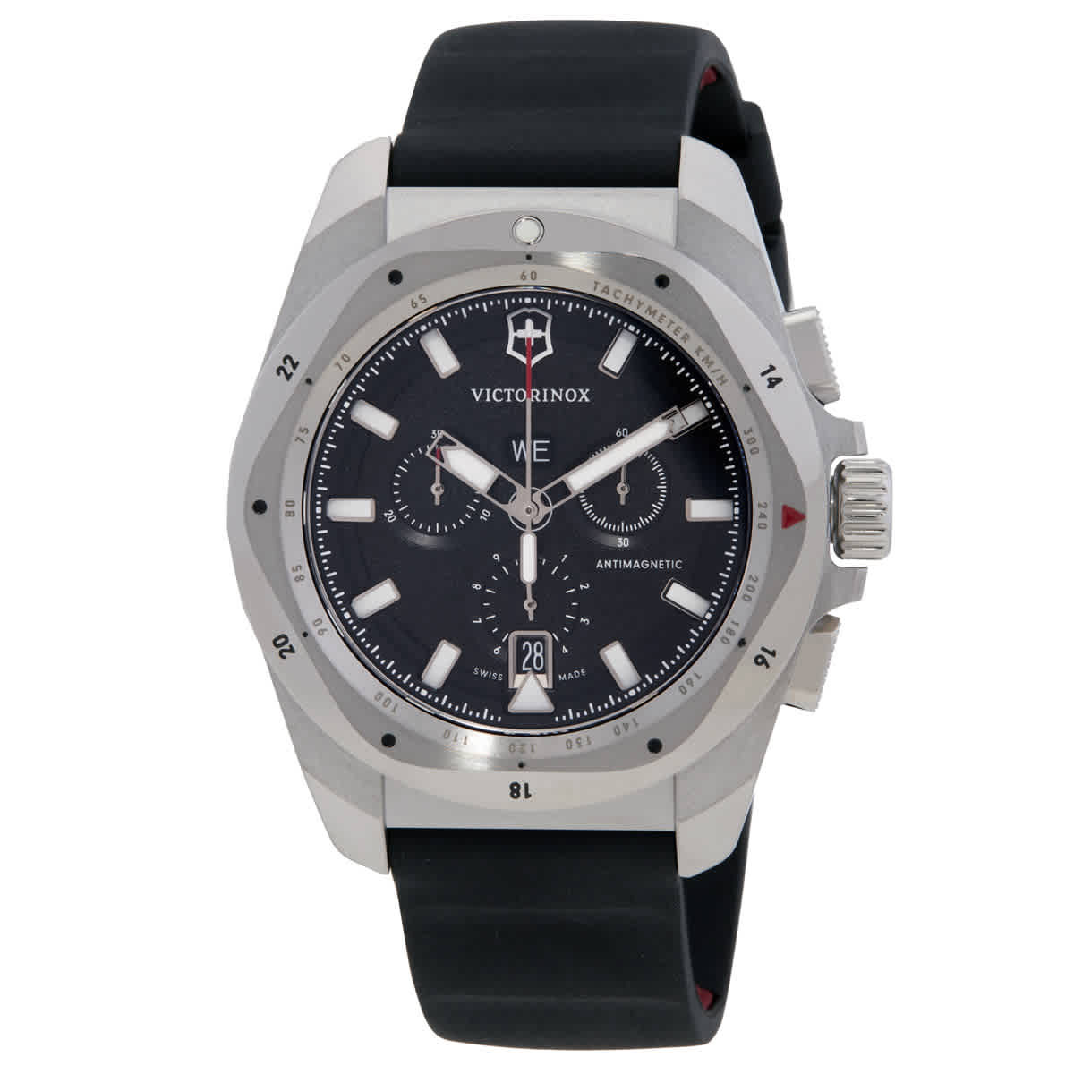 Victorinox I.N.O.X. Chronograph Quartz Black Dial Mens Watch 241983