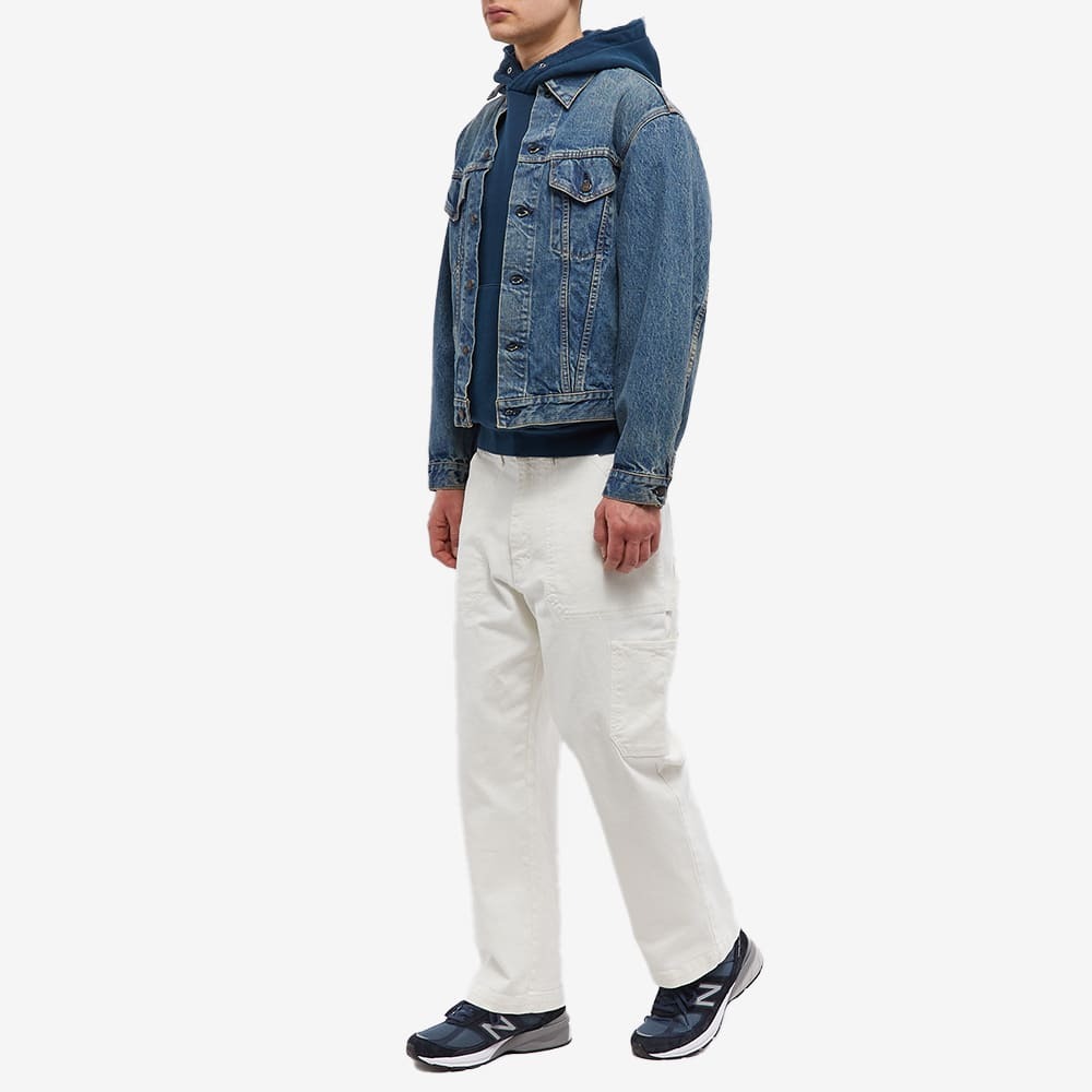 Velva Sheen Men's 8oz New Hoody in Navy