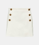 REDValentino High-rise gabardine shorts