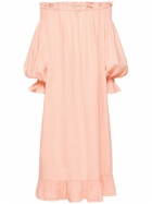 SLEEPER - Romantica Linen Midi Dress