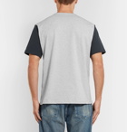 Beams - Champion Printed Cotton-Blend Jersey T-Shirt - Men - Gray