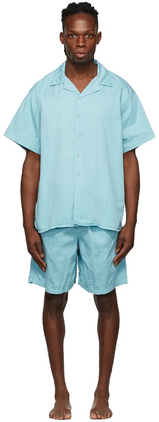 Photo: Cleverly Laundry Blue Short Pyjama Set