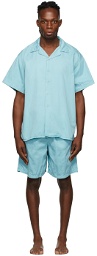 Cleverly Laundry Blue Short Pyjama Set