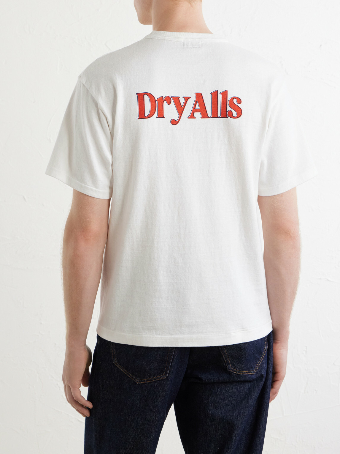 Human Made - Logo-Print Cotton-Jersey T-Shirt - White