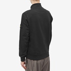 Stone Island Men's Garment Dyed Half Zip Sweat in Black