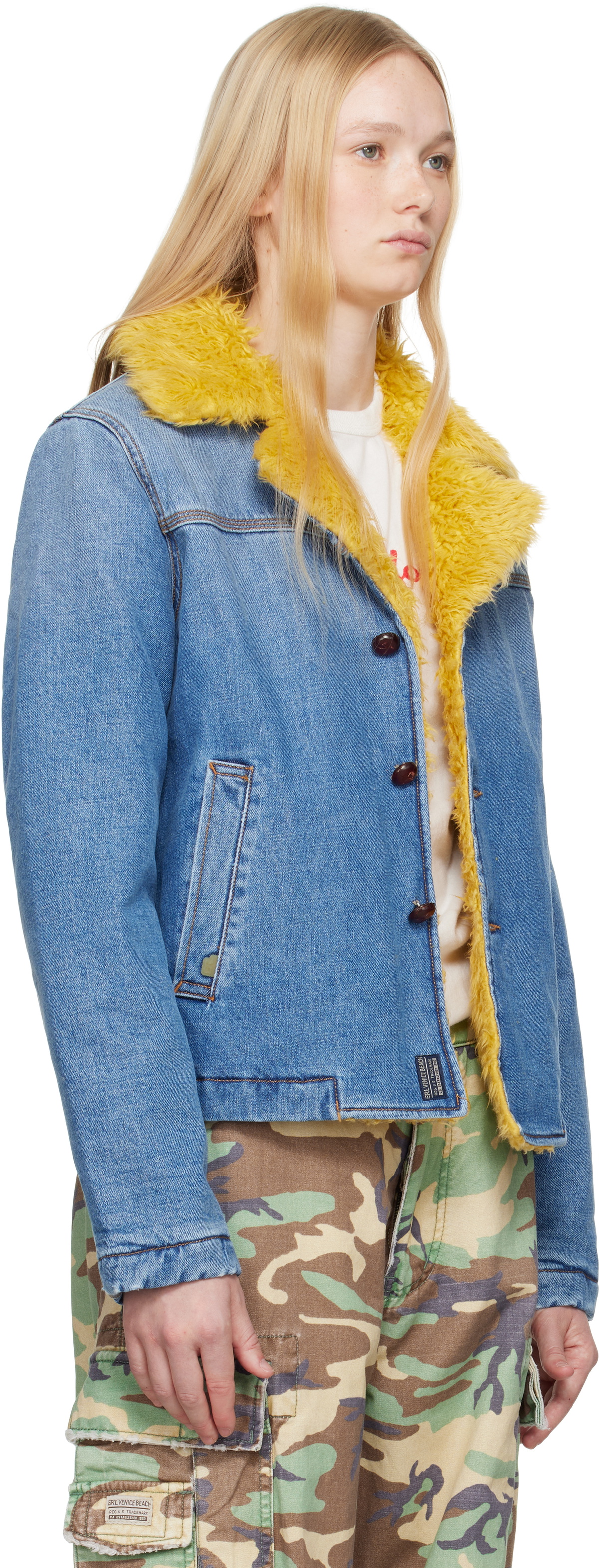 ERL Blue Venice Denim Jacket