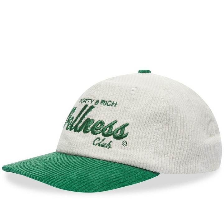Photo: Sporty & Rich Men's Wellness Club Hat in White/Teal