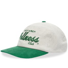 Sporty & Rich Men's Wellness Club Hat in White/Teal