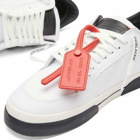Off-White Men's Vulcanzied Canvas Sneakers in White/Black