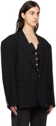 BONBOM Black Pierced Blazer