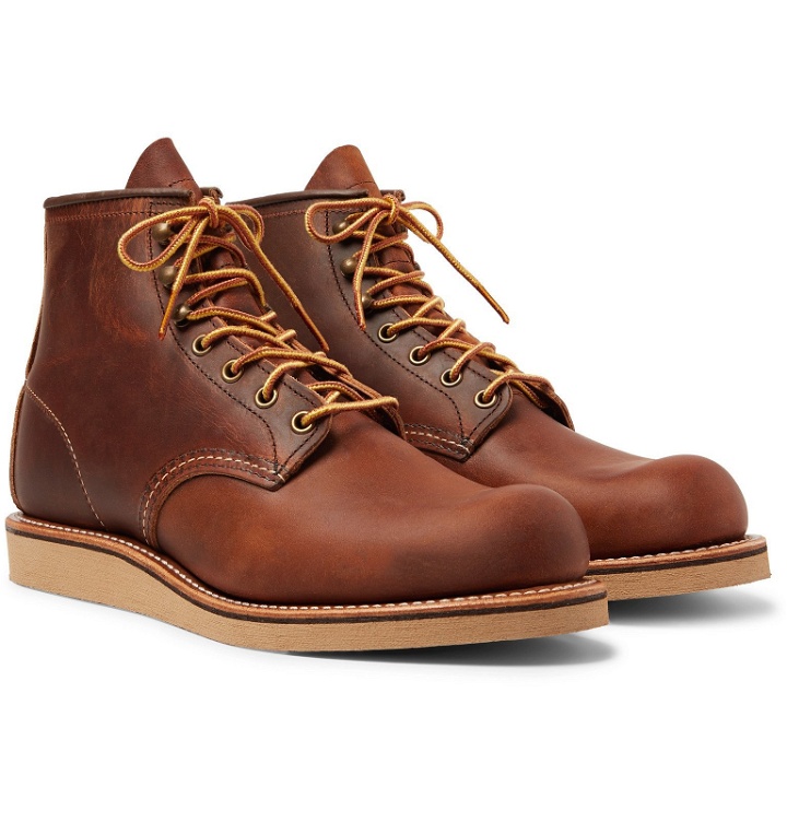 Photo: Red Wing Shoes - 2952 Rover Burnished Leather Boots - Brown