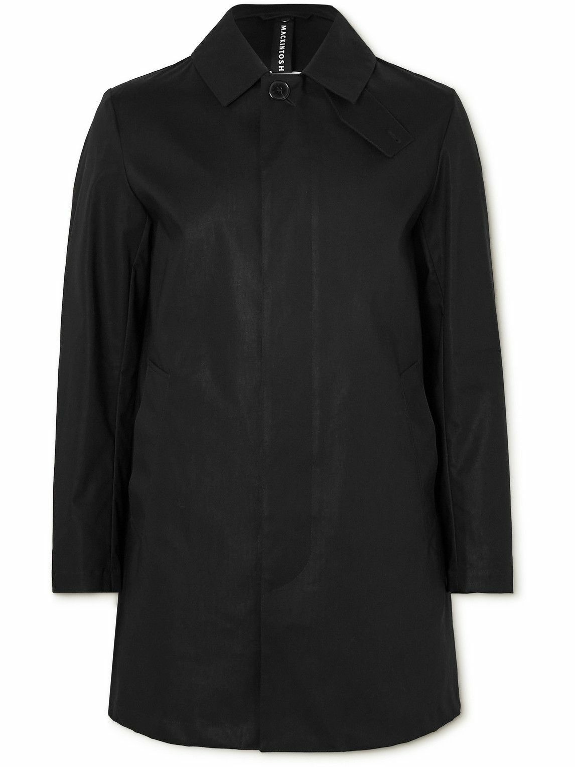 Photo: Mackintosh - Cambridge Bonded Cotton Trench Coat - Black