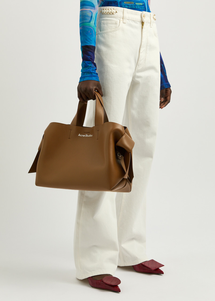 Acne Studios Musubi Leather Tote - Camel - One Size