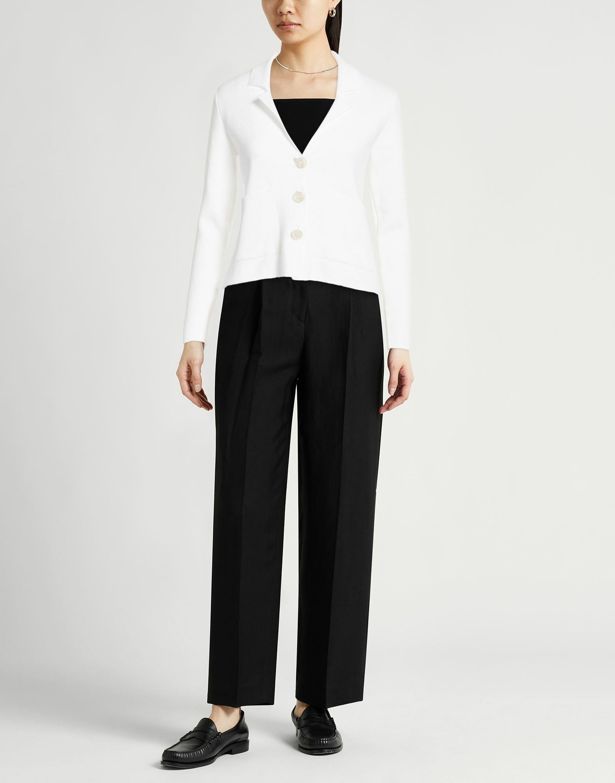 Fedeli Womens Cardigan Ivory