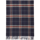 Harmony Navy and Red Antoine Scarf