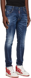 Dsquared2 Fade Wash Skater Jeans