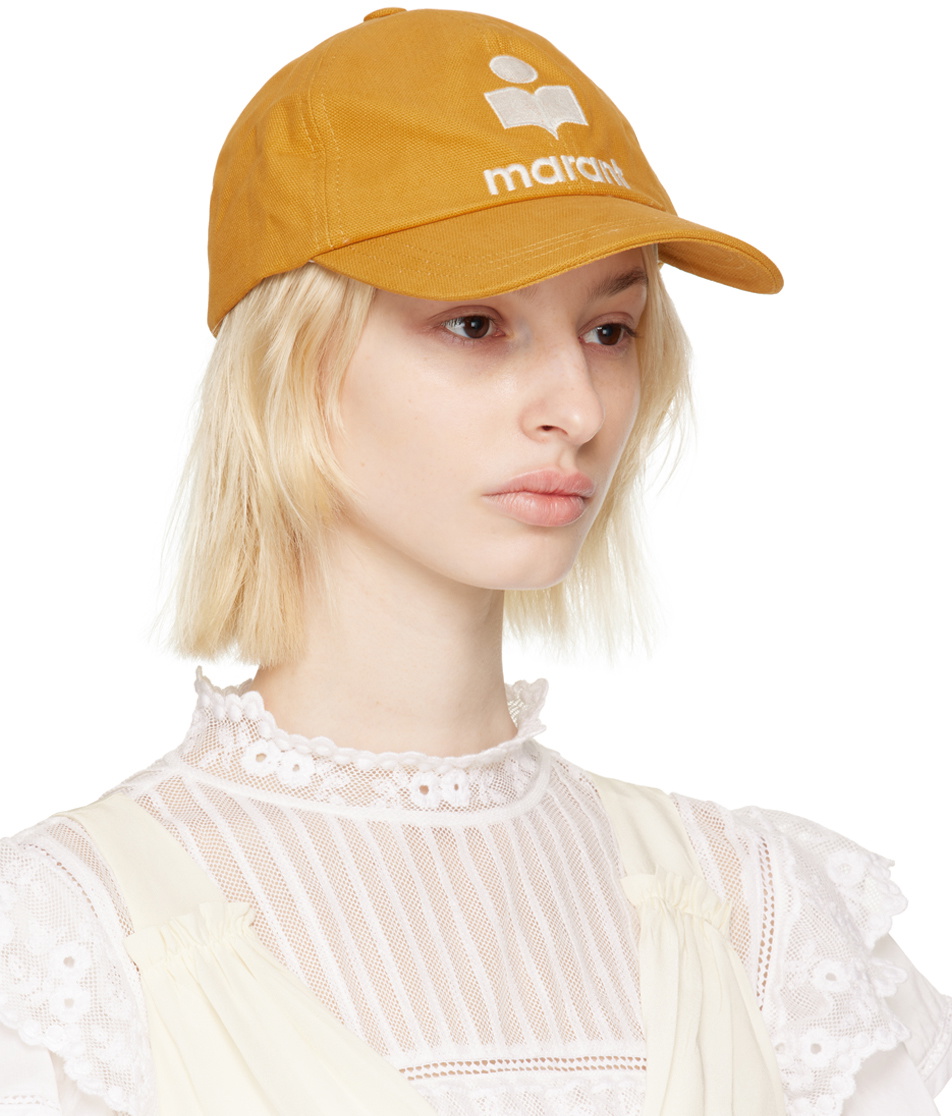 【ISABEL MARANT】Tyron Ball Cap/追跡+関税+全国送料込み Tyron Cap Woman ecru and black | ISABEL MARANT Official