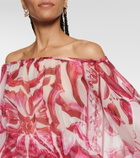 Dolce&Gabbana Printed silk chiffon blouse