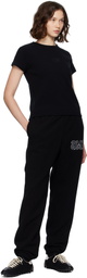 MM6 Maison Margiela Black Fleece Sweatpants