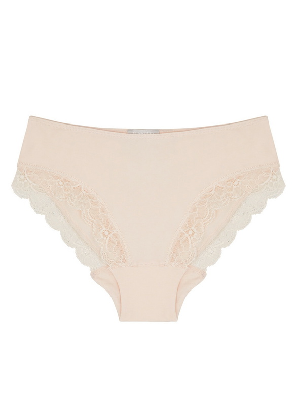 Photo: Hanro Nude Lace-trimmed Briefs