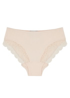 Hanro Nude Lace-trimmed Briefs