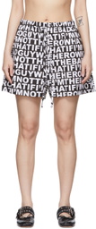 Rose Murdoch Black Cotton Boxer Shorts