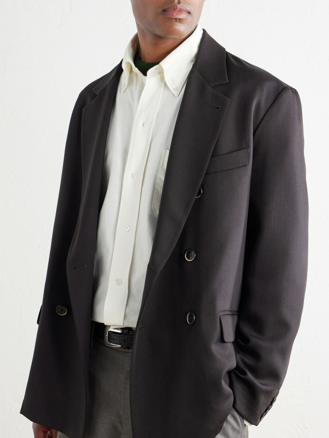 Hartford - Cotton-Oxford Shirt - White