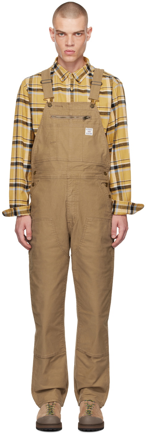 Levi's Brown Workwear Bib Overalls Levi's Red