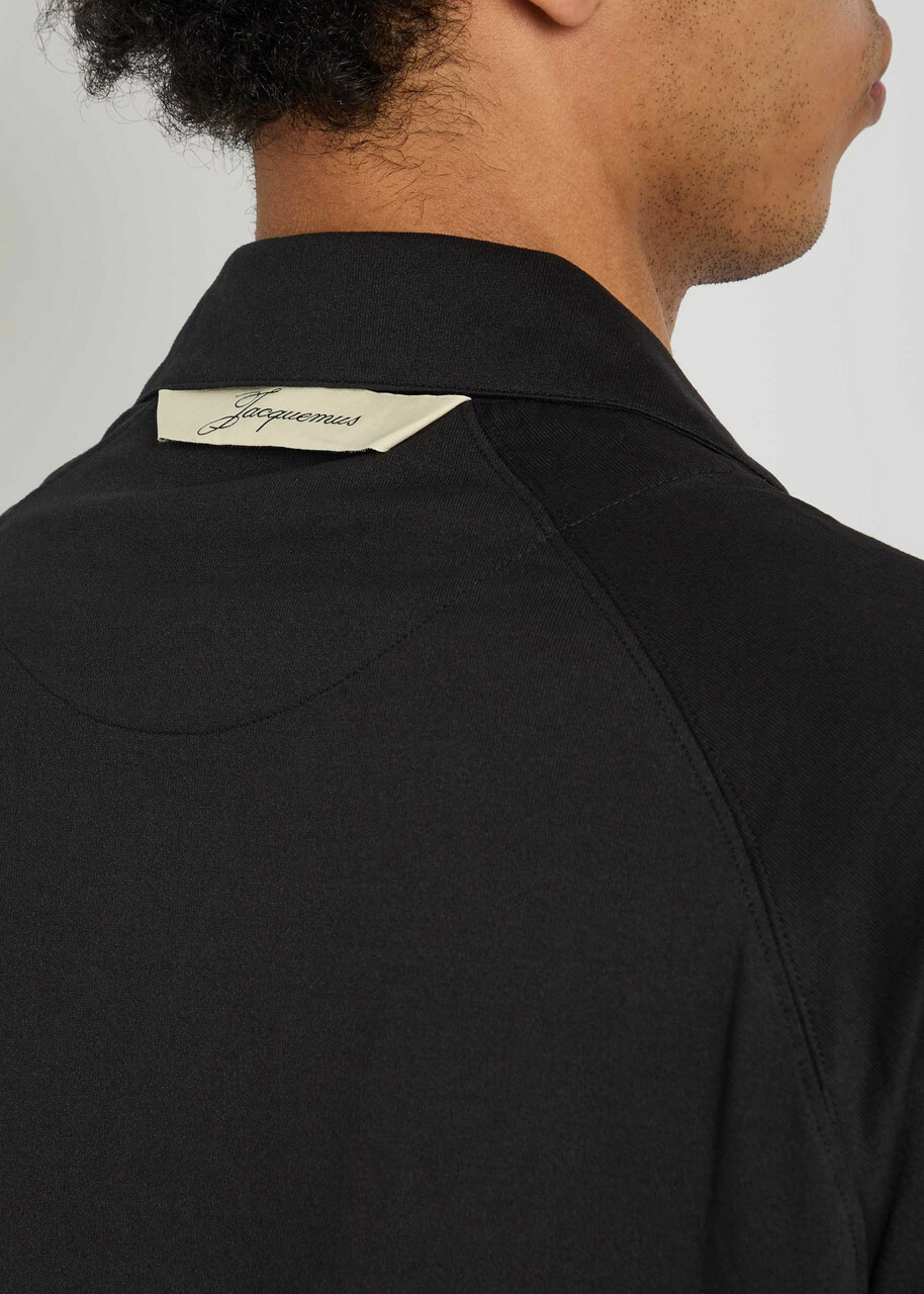 Jacquemus La Chemise Jean Atelier Woven Shirt Black